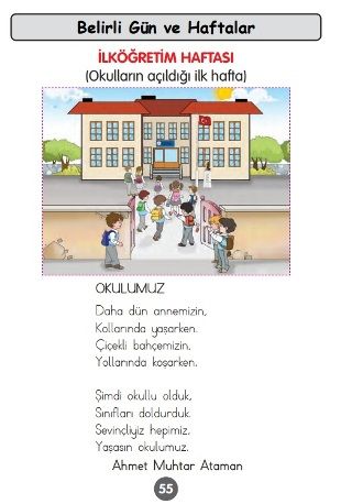1. Sınıf Hayat Bilgisi Ders Kitabı